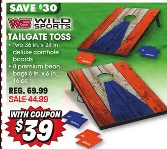 Big 5 Wild sports tailgate toss offer