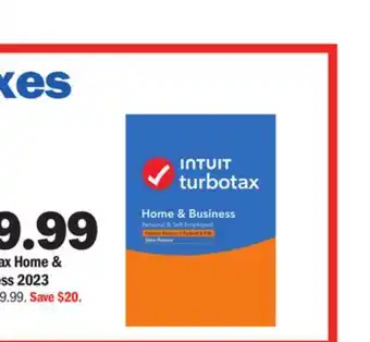 Meijer Turbotax home & business 2023 offer