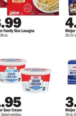 Meijer Meijer sour cream offer