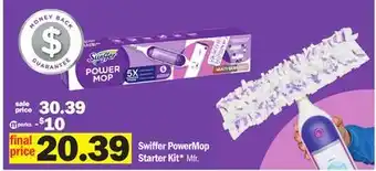 Meijer Swiffer powermop starter kit offer