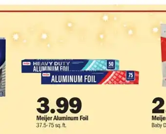 Meijer Meijer aluminum foil offer
