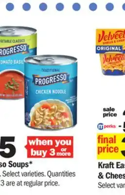 Meijer Progresso soups offer