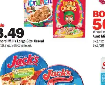 Meijer Jack's frozen pizzas offer