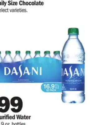 Meijer Dasani purified water offer