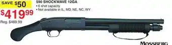 Dunham's Sports Mossberg 590 shockwave 12ga offer