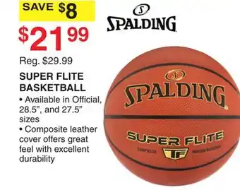 Dunham's Sports Spalding super flite basketball offer