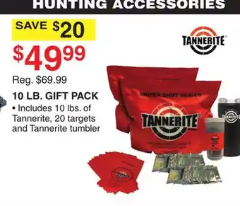 Dunham's Sports Tannerite 10 lb. gift pack offer