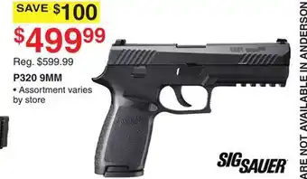 Dunham's Sports Sig sauer p320 9mm offer