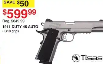 Dunham's Sports Tisas 1911 duty 45 auto offer