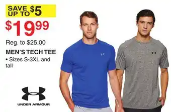 Dunham's Sports Under armour men's tech tee offer