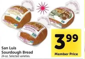 Safeway San Luis Sourdough Bread offer