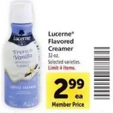 Safeway Lucerne Flavored Creamer offer
