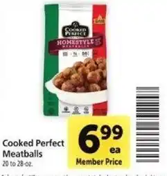 Safeway Cooked Perfect Meatballs offer