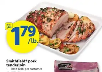 Lidl Smithfield pork tenderloin offer
