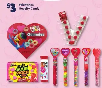 Family Dollar Valentine's novelty candy offer