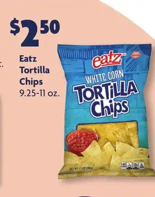 Family Dollar Eatz tortilla chips offer