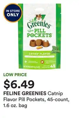 Petco Catnip flavor pill pockets, 45-count, 1.6 oz. bag offer