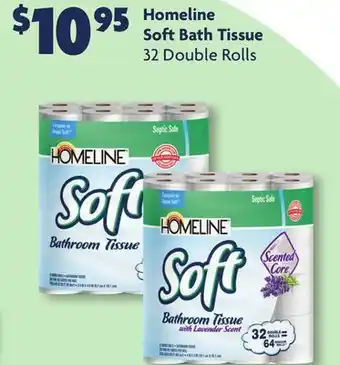 Family Dollar Homeline soft bath tissue offer