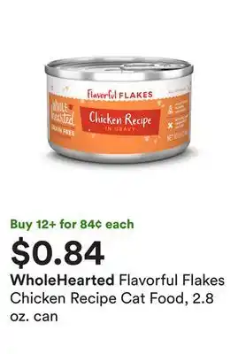 Petco Flavorful flakes chicken recipe cat food, 2.8 oz. can offer