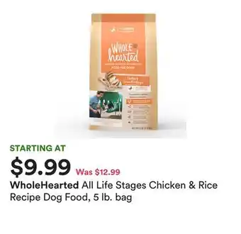 Petco All life stages chicken & rice recipe dog food, 5 lb. bag offer