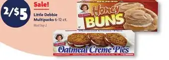 Family Dollar Little debbie multipacks offer