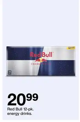 Target Red bull 12-pk. energy drinks offer