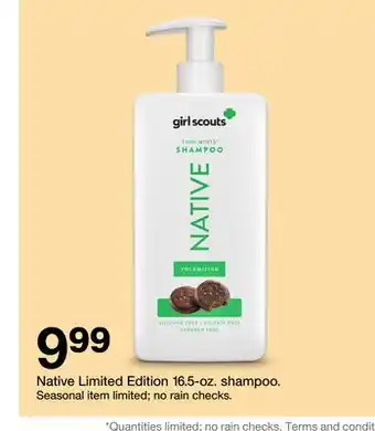 Target Native limited edition offer