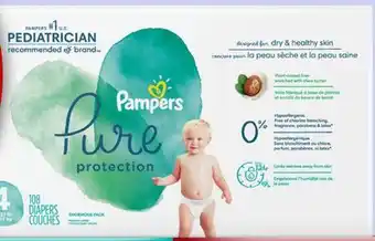 Target Pampers pure protection 108-ct. diapers offer