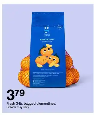 Target Fresh 3-lb. bagged clementines offer