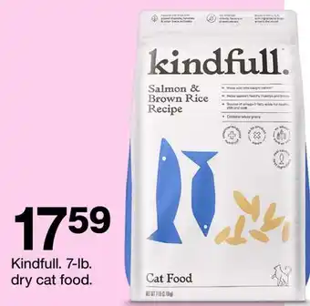 Target Kindfull. 7-lb. dry cat food offer
