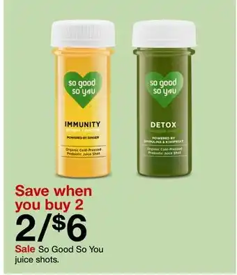 Target So good so you juice shots offer