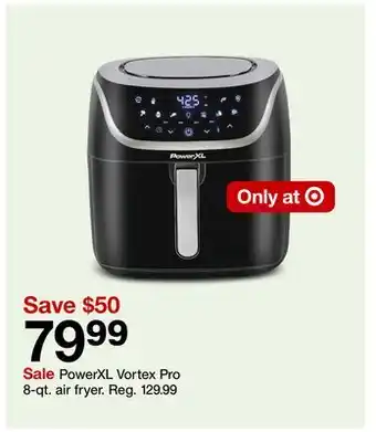 Target Powerxl vortex pro 8-qt. air fryer offer