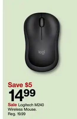 Target Logitech m240 wireless mouse offer