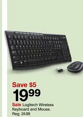 Target Logitech wireless keyboard and mouse offer