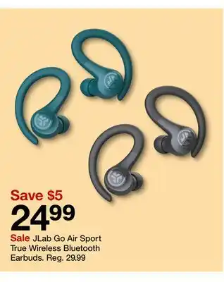 Target Jlab go air sport true wireless bluetooth earbuds offer