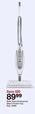 Target Shark professional steam pocket mop offer