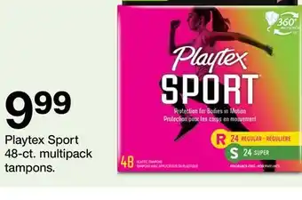 Target Playtex sport 48-ct. multipack tampons offer