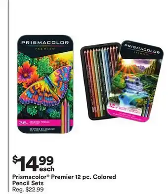 Michaels Prismacolor premier 12 pc. colored pencil sets offer