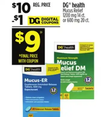 Dollar General Dg health offer