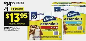 Dollar General Charmin bath tissue essentials offer