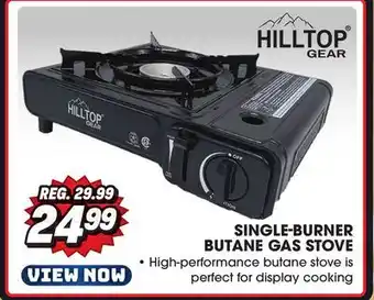 Big 5 Hilltop gear single-burner butane gas stove offer