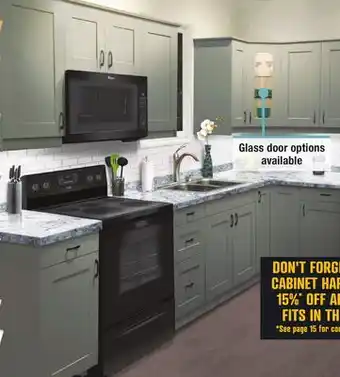 Menards Kitchen cabinets offer