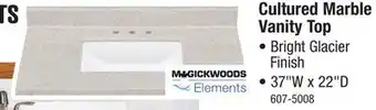 Menards Cultured marble vanity top offer