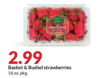 Hy-Vee Basket & bushel strawberries offer