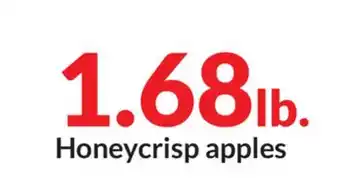 Hy-Vee Honeycrisp apples offer
