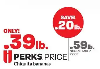 Hy-Vee Chiquita bananas offer