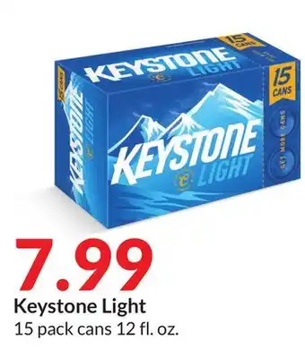 Hy-Vee Keystone light offer