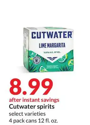 Hy-Vee Cutwater spirits offer