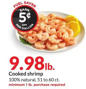 Hy-Vee Cooked shrimp offer