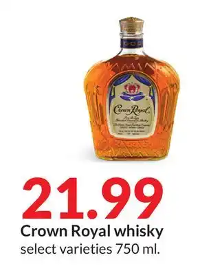 Hy-Vee Crown royal whisky offer